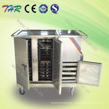 Trolley elétrico do alimento do controle do aço inoxidável (THR-FC001)